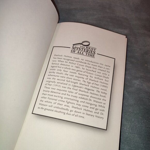 Book Sir Arthur Conan Doyle Collectible Mystery Sign of Four Valley of Fear - Picture 3 of 8